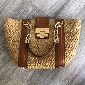 Michael kors straw purse